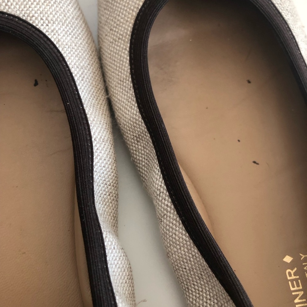 Donald J Pliner Linen and Tortoise Flats - Picture 9 of 10